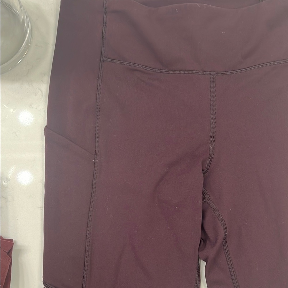 lululemon athletica Deep Maroon Leggings
